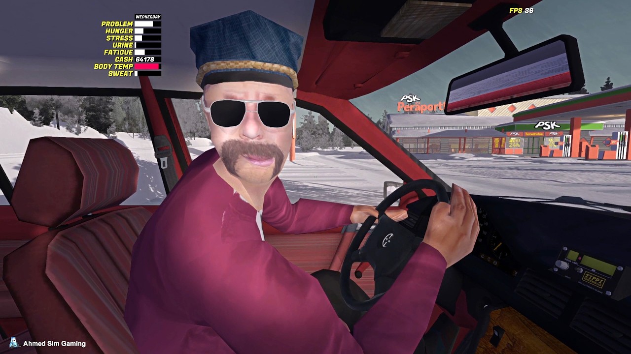 سيارتي الشتوية - سواق التاكسي - My Winter Car - #Live