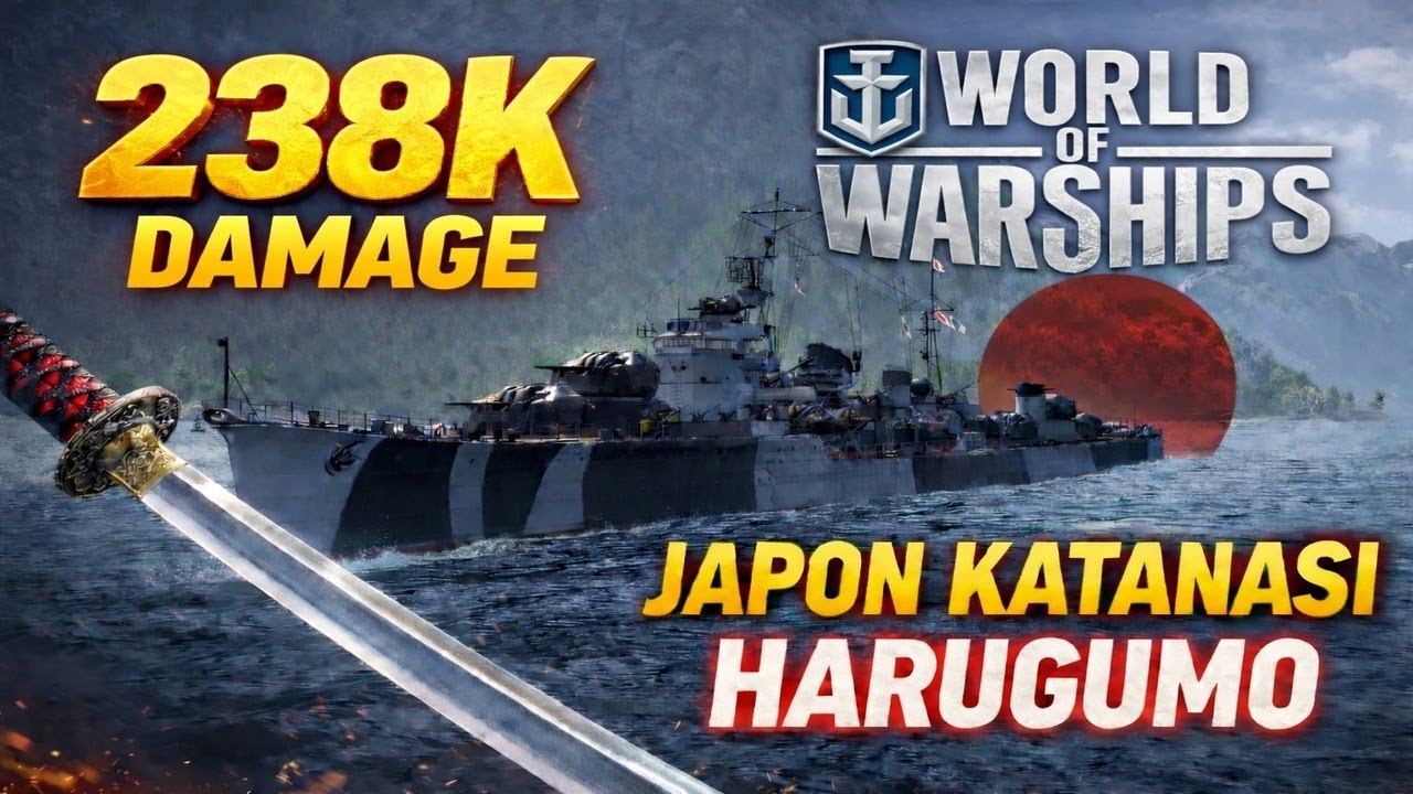 Worlf Of Warships Harugumo Yenilsede Başı Dik Alnı Açık...
