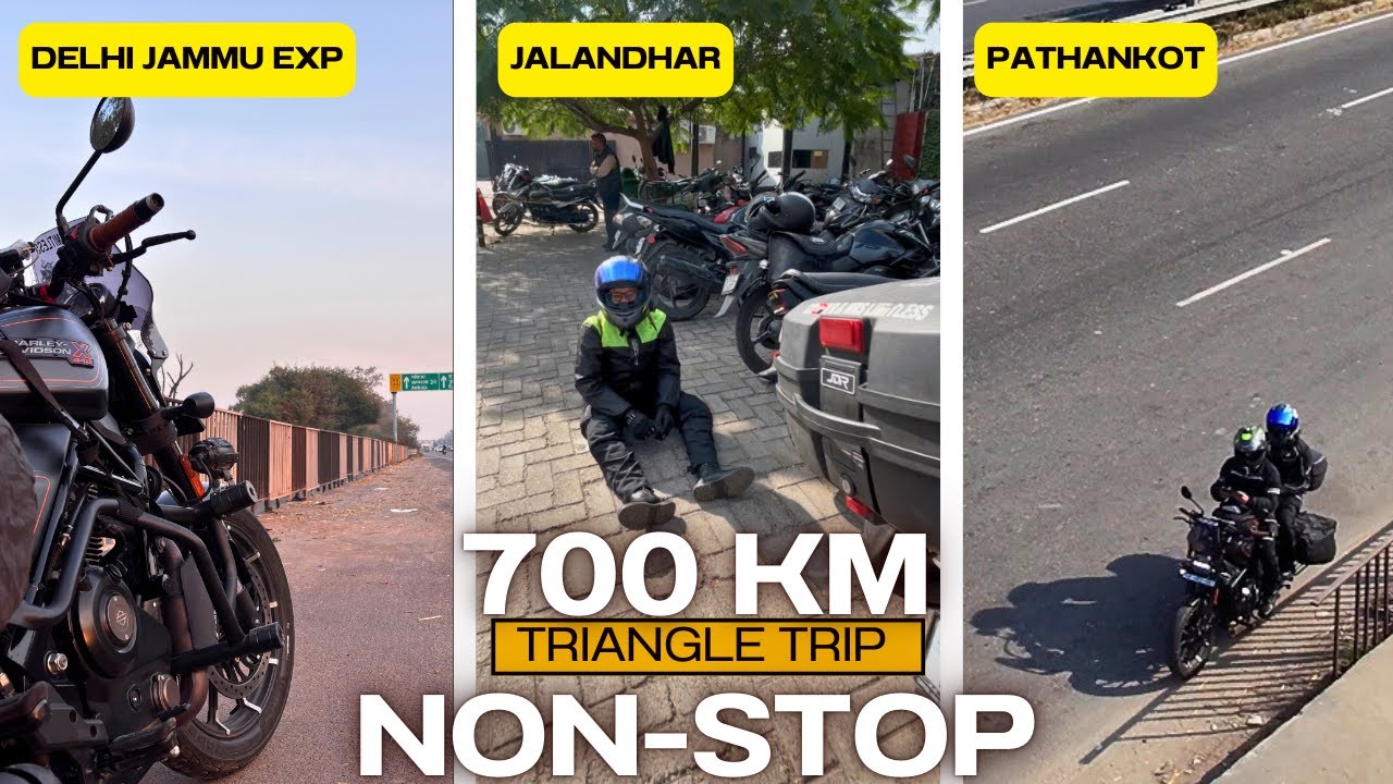 14 Hours 700 kms  on a Harley X440 to Vaishno Devi! Fog, Highways & Faith | Noida to Katra Ride