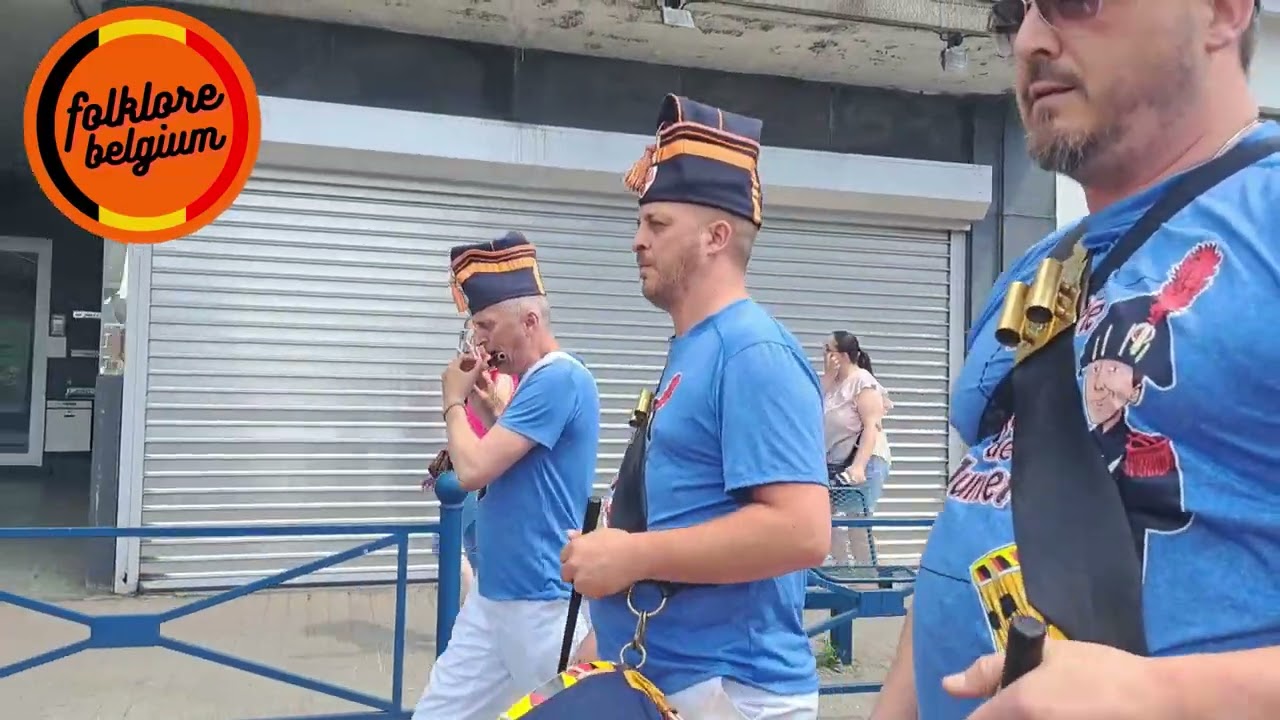 🥁 les Grognards de Jumet 🥁 pré sortie tour madeleine jumet 2023 🥁 folklore belgium 🥁