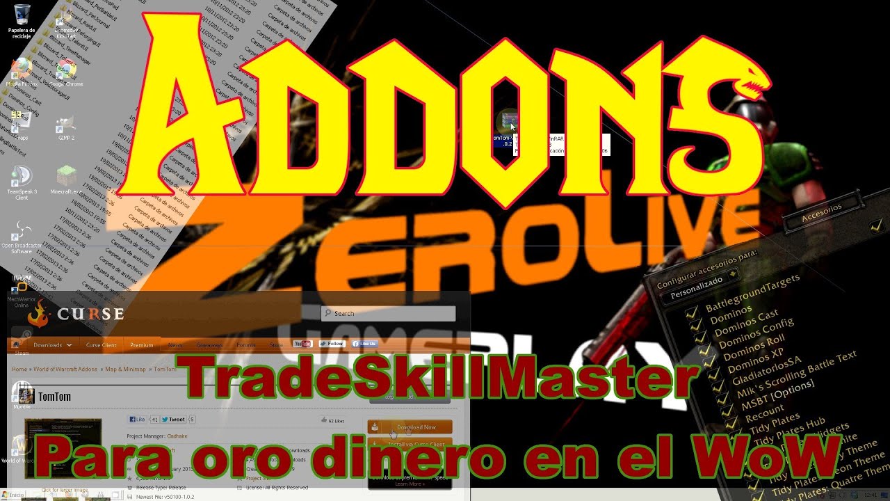 World of Warcraft : Addons - Utilizando TradeSkillMaster para ganar Oro en el WoW