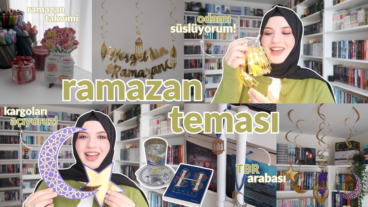 ramazan temasına geçiyoruz! 🌙 (oda süsleme, kargolar, temizlik, yeni ev düzeni…) | ramazan günleri 2