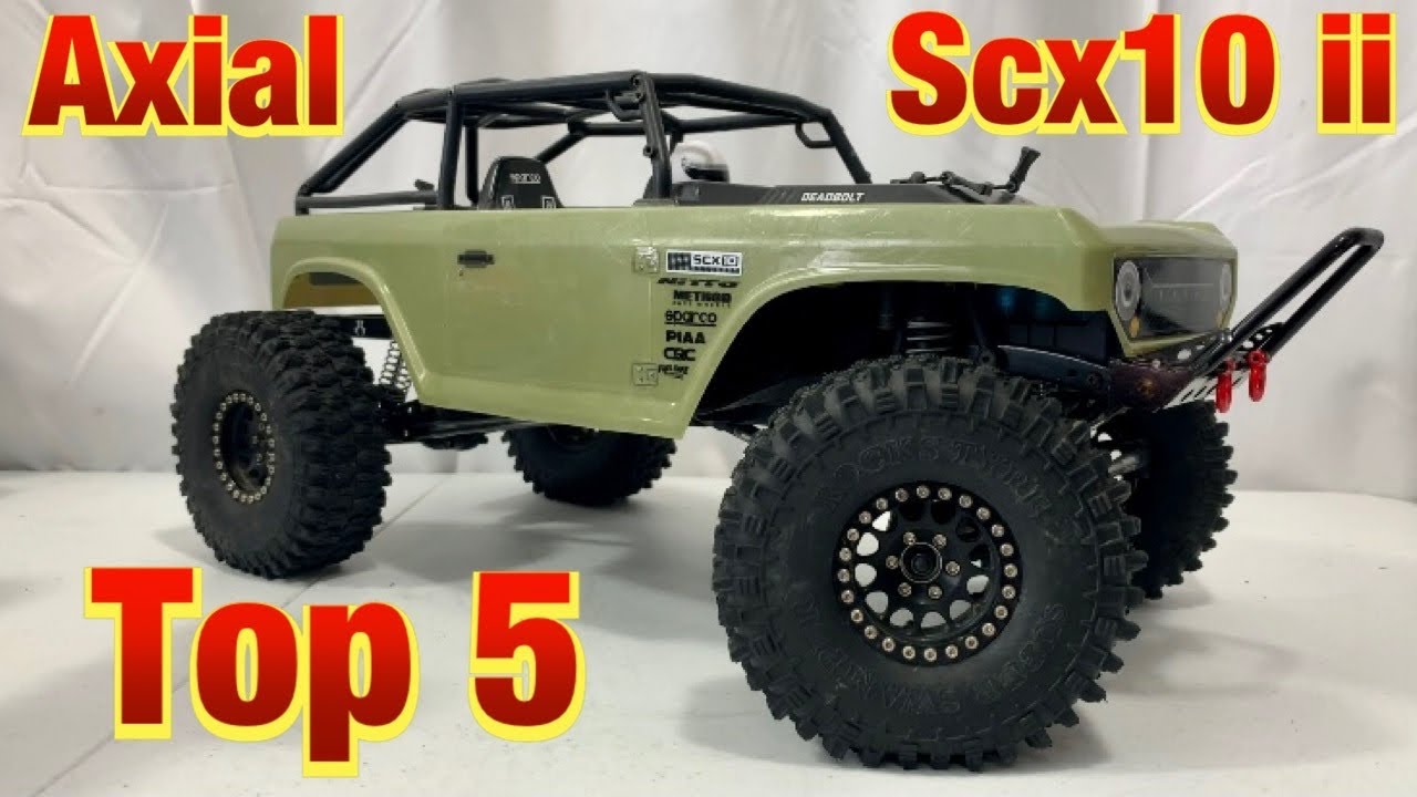 Пять лучших улучшений гусеничного трактора Axial Scx10 II RC