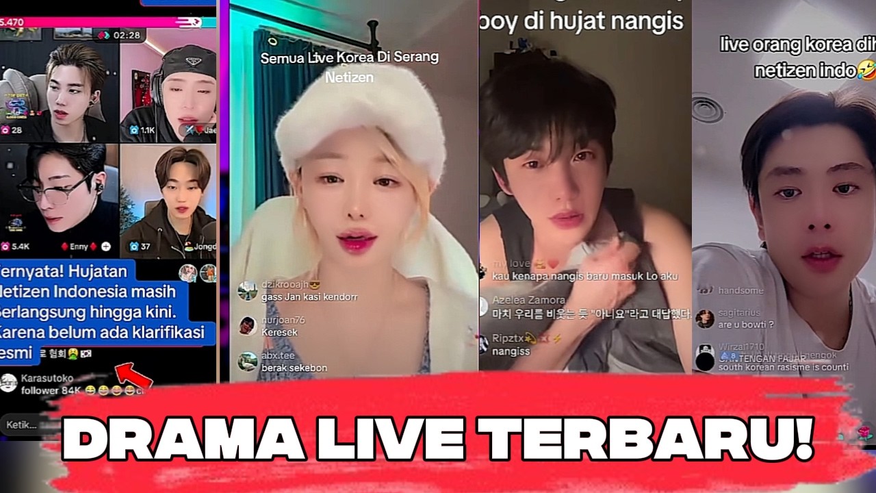 Serbuan Netizen Indo Bikin Streamer Korea Tampak Terpukul Saat live