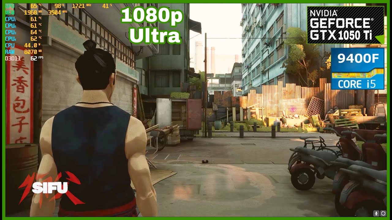 Sifu Gameplay | GTX 1050 Ti | 4 GB Vram | i5-9400f (1080p Ultra)