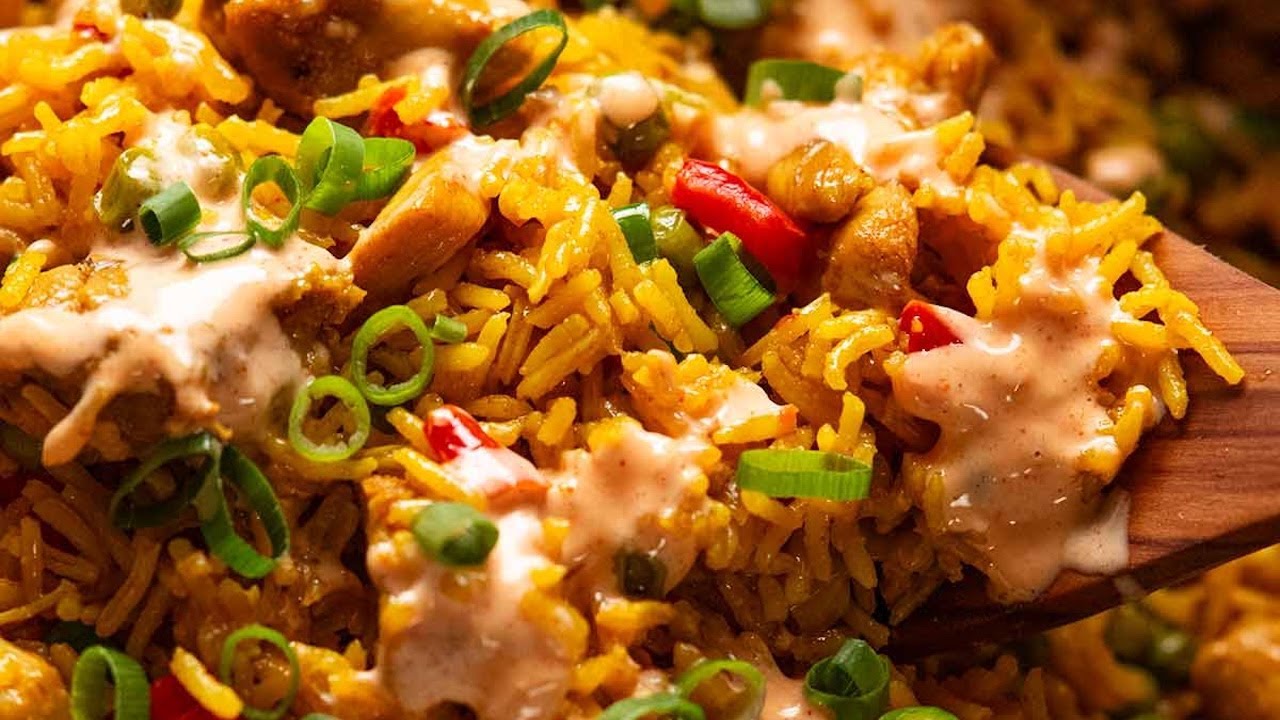 Portuguese Chicken and Rice - one pot dinner!