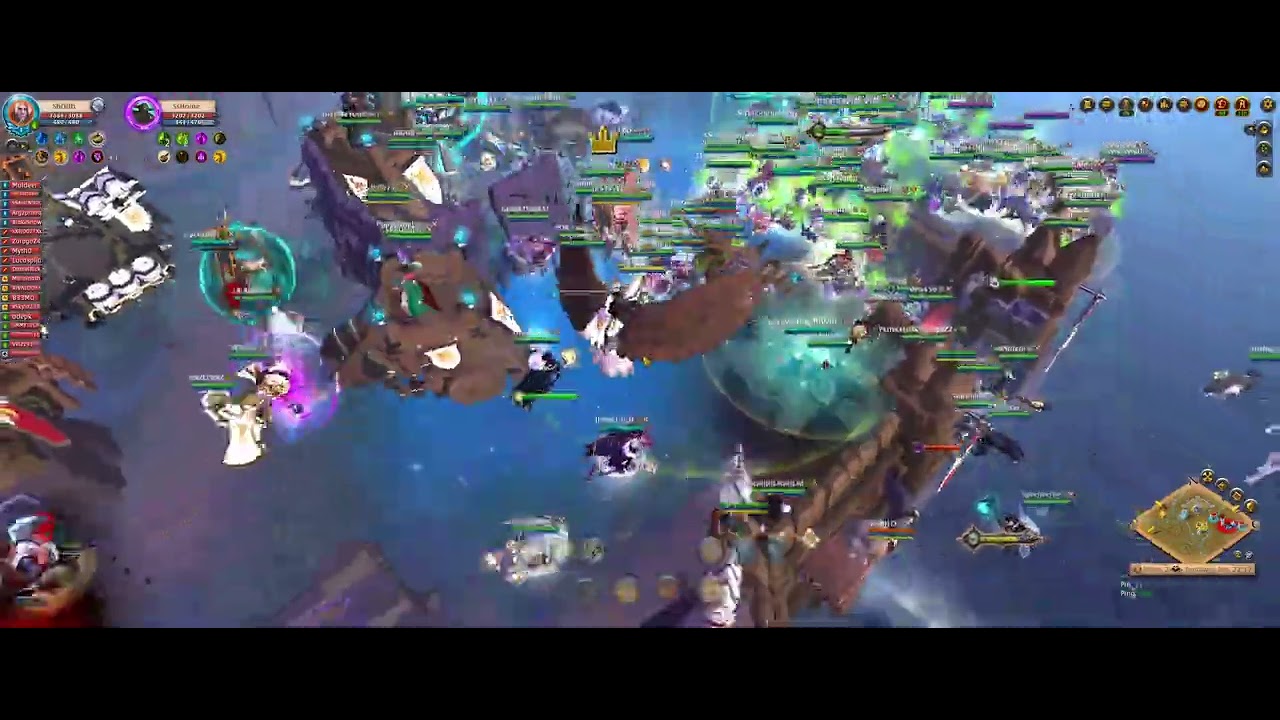 Albion Online ZvZ - Healer Upside vs Maga pipipi