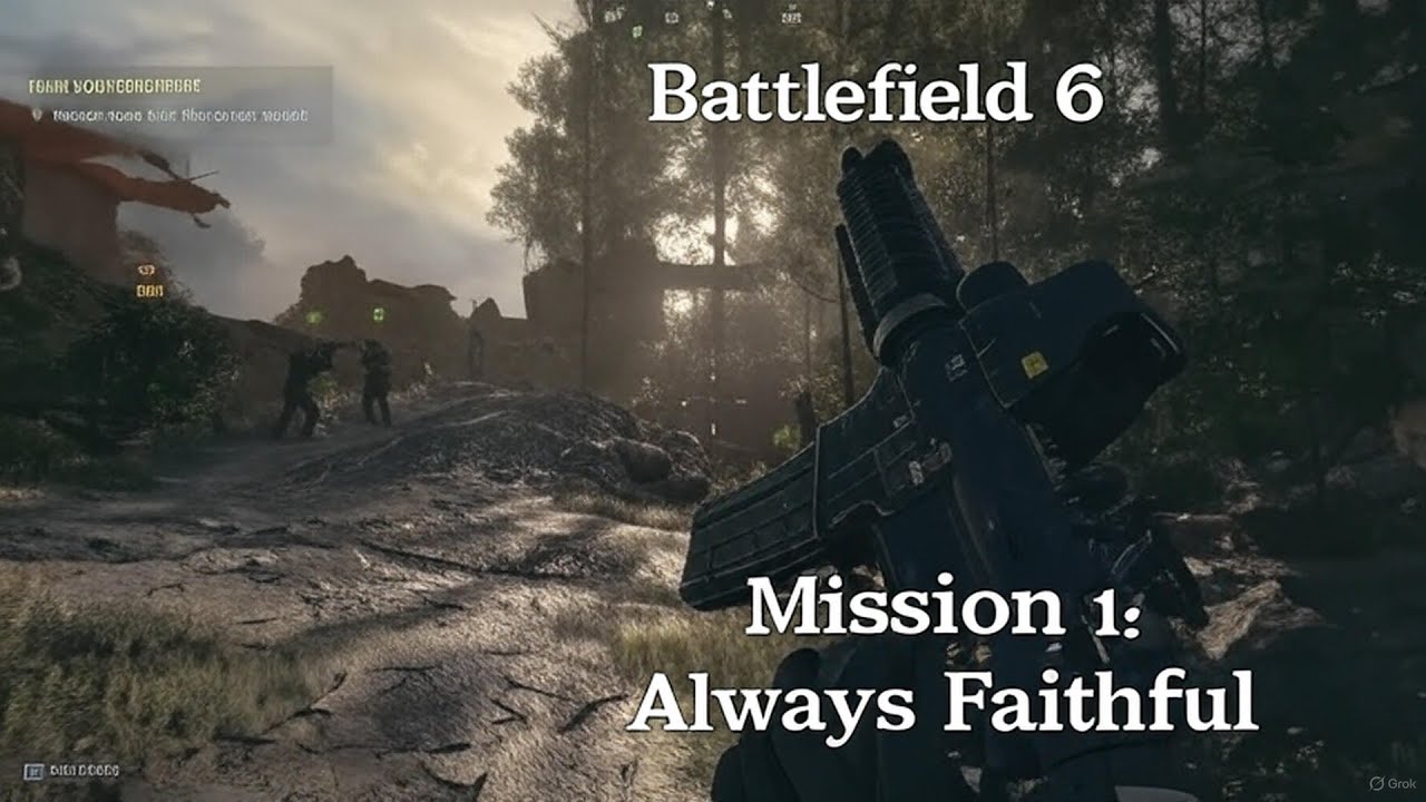 Battlefield 6 | Single Player Campaign | Mission 1 : Always Faithful | PC RTX 3060 | Mindblowing FPS