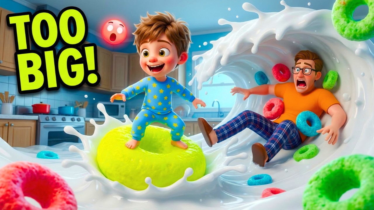 He Made a 1,000-POUND Bowl of Cereal! (Kitchen Disaster) 🥣💥