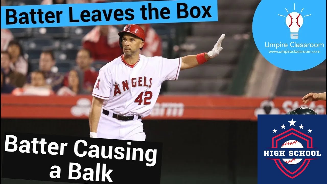 Batter Causing a Balk - What to call in NFHS Rules