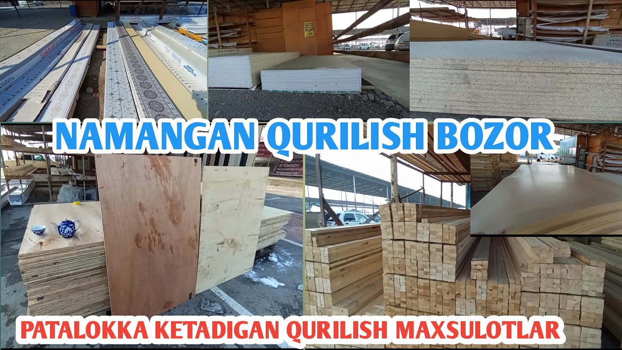 Dispi, Dvpi, Yog'och faner, Gipsakarton, Saydin, Dekorpilas, Reka Patalok Maxsulotlari. Namangan.
