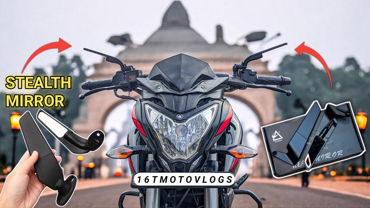 How To Install Amazing Stealth Mirror | Bike Modification