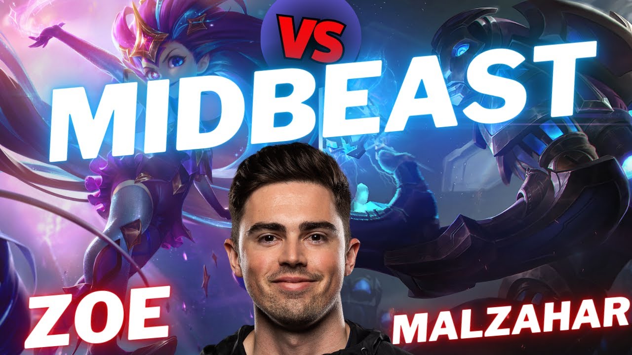 MIDBEAST | ZOE VS MALZAHAR | MID GAMEPLAY | Patch 15.8 / Season 15 | #LeagueofLegends
