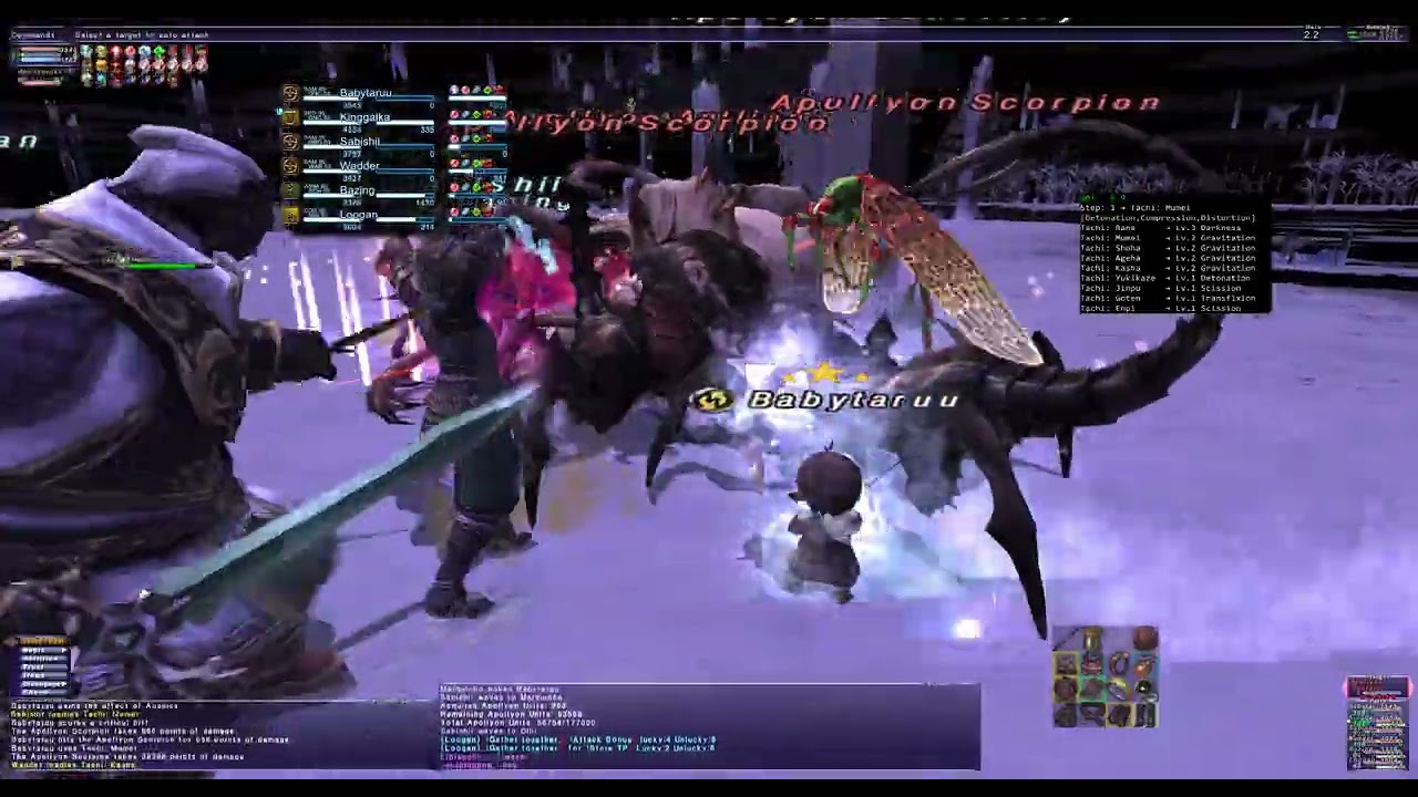 FF 11 Sam power in Apollyon 135