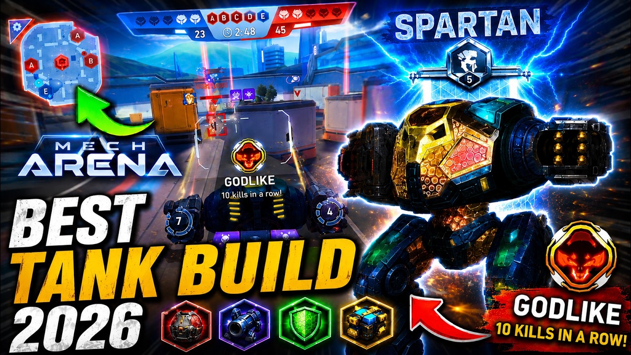 Juggernaut + Strike Rocket 16+8 НЕОСТАНОВИМ 😱 | Лучший билд танка в Mech Arena 2026 #mecharena2026