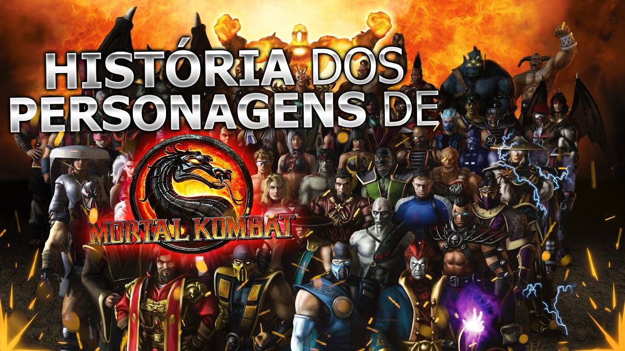 MORTAL KOMBAT - Conheça a HISTÓRIA de todos os PERSONAGENS da franquia