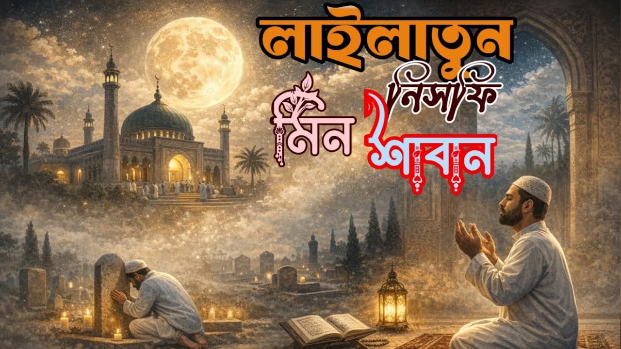শবে বরাত বা লাইলাতুল নিসফি মিন শাবান