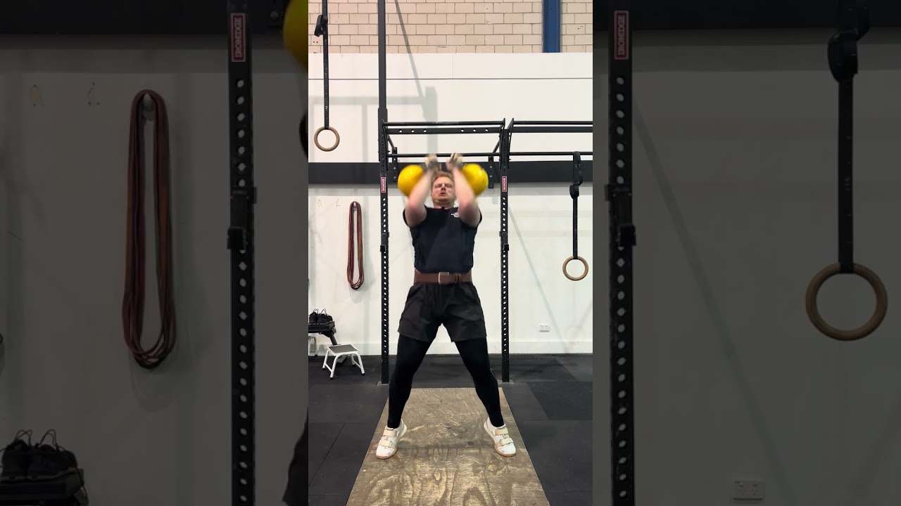 5minutes. 16kg Jerk. 
