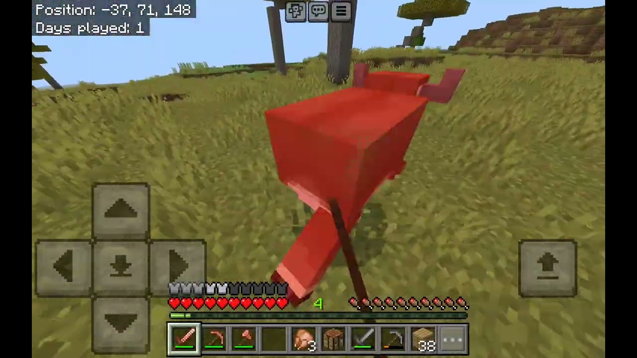 Making a new mincraft world I got full copper!