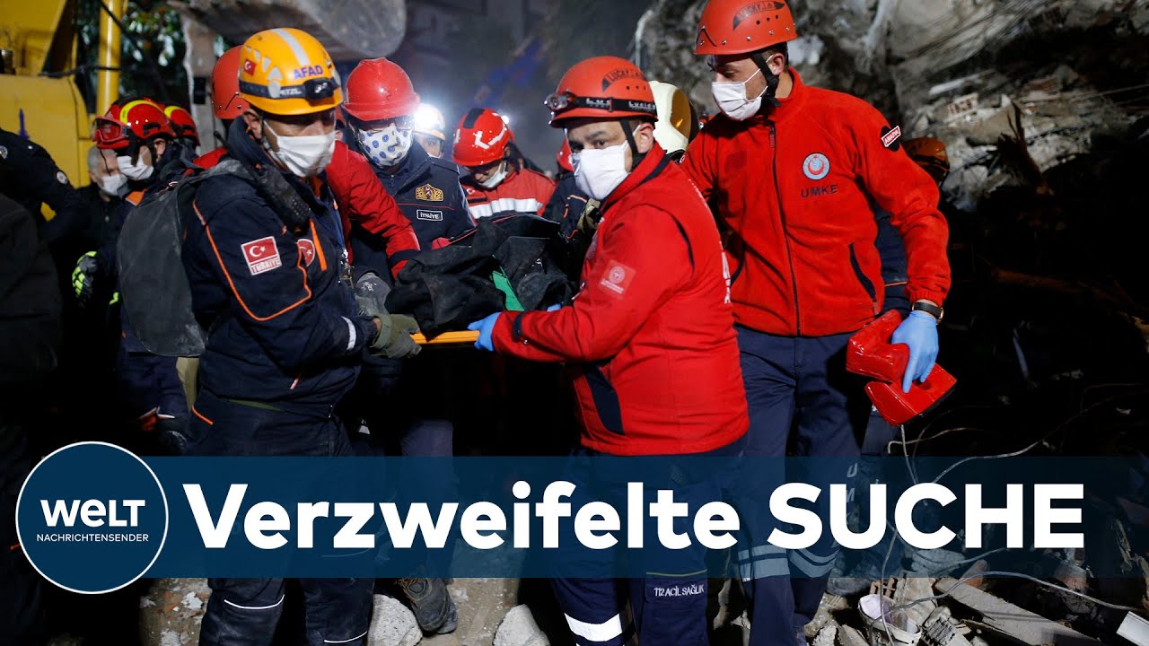 NACH HEFTIGEM ERDBEBEN: Suche nach Versch&uuml;tteten in Izmir geht weiter