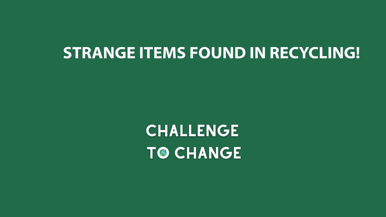 Ep 2: Strange items found in recycling 