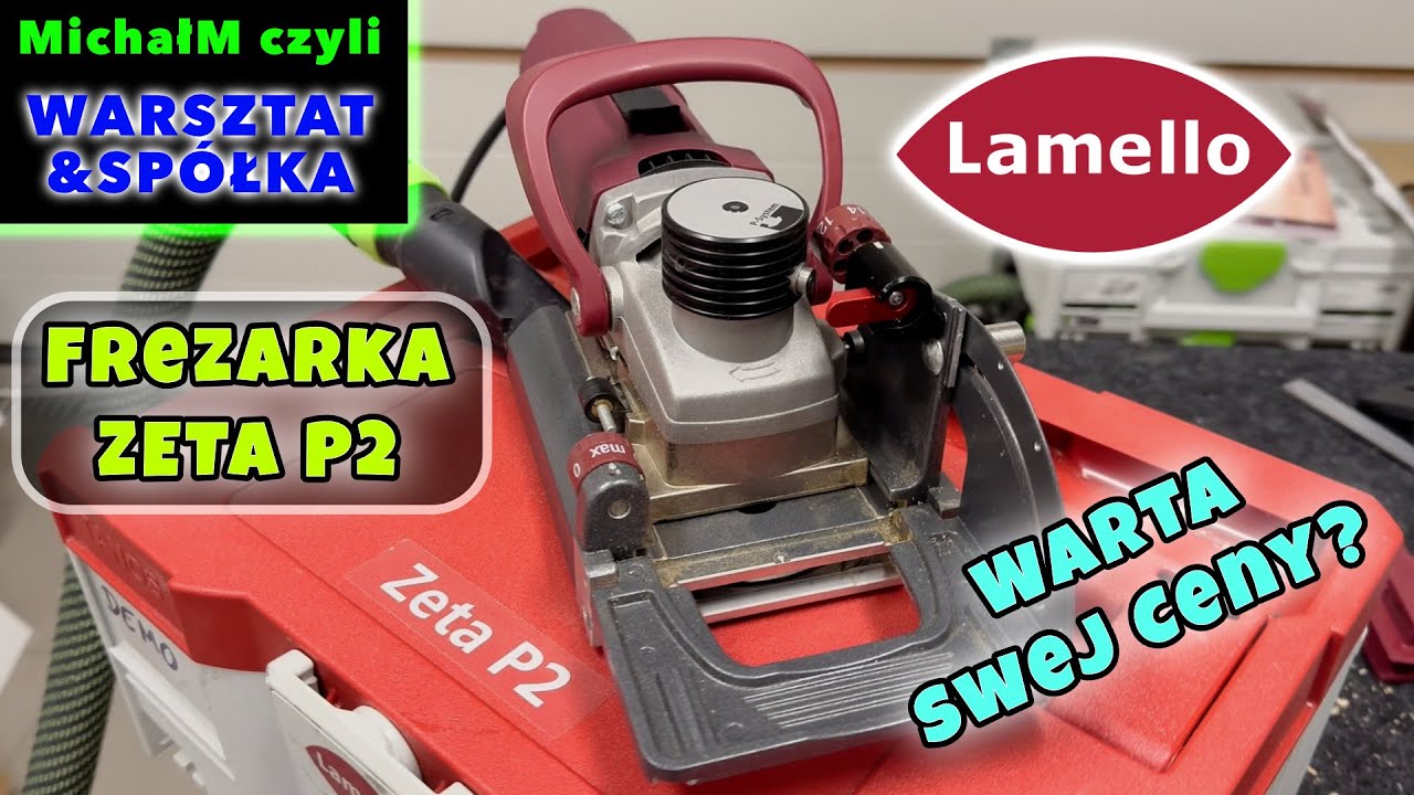 Lamello Zeta P2 P-System | Omówienie frezarki | Złącza Tenso Clamex Divario