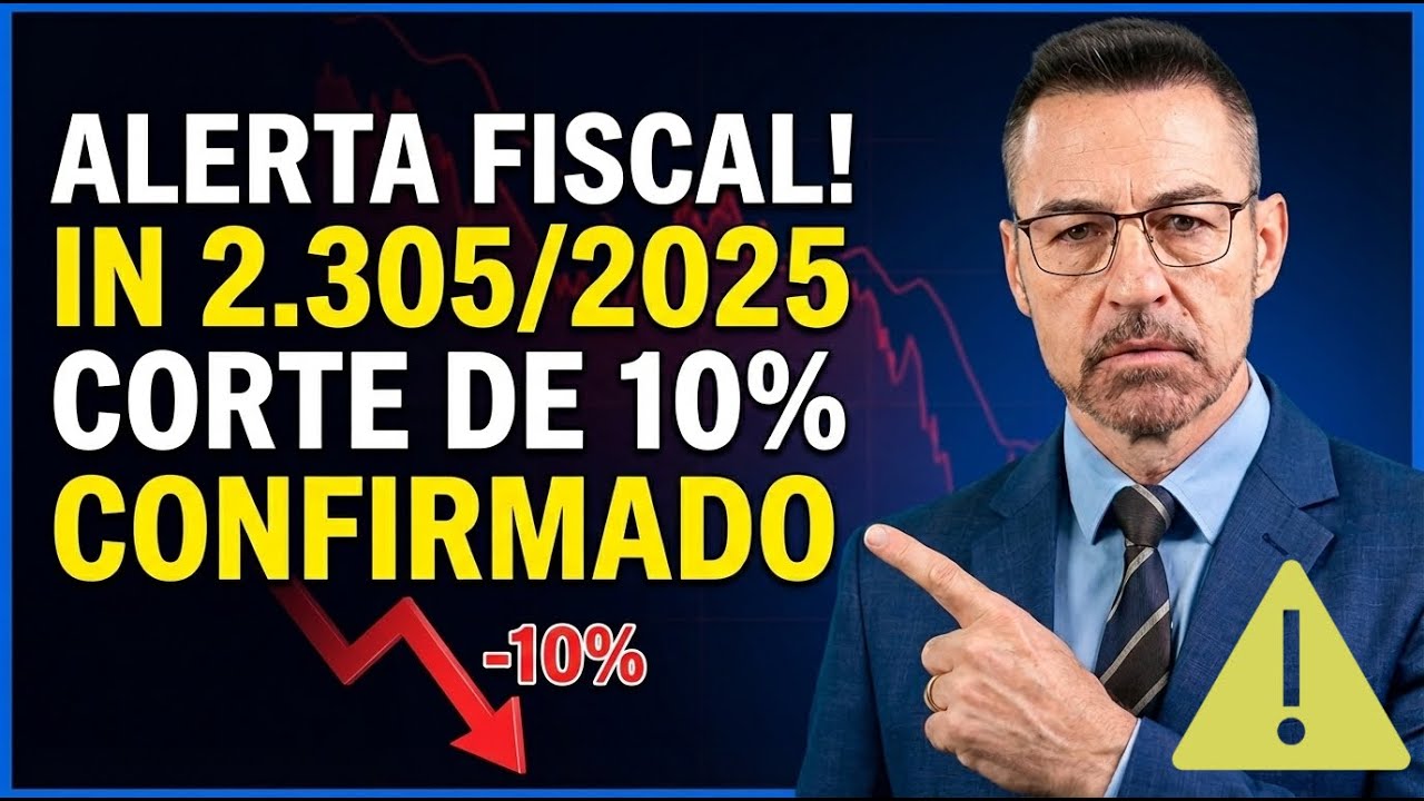 🚨  FIM DA ISENÇÃO TOTAL? Entenda o Corte de 10% nos Benefícios Fiscais (IN RFB 2305/2025)