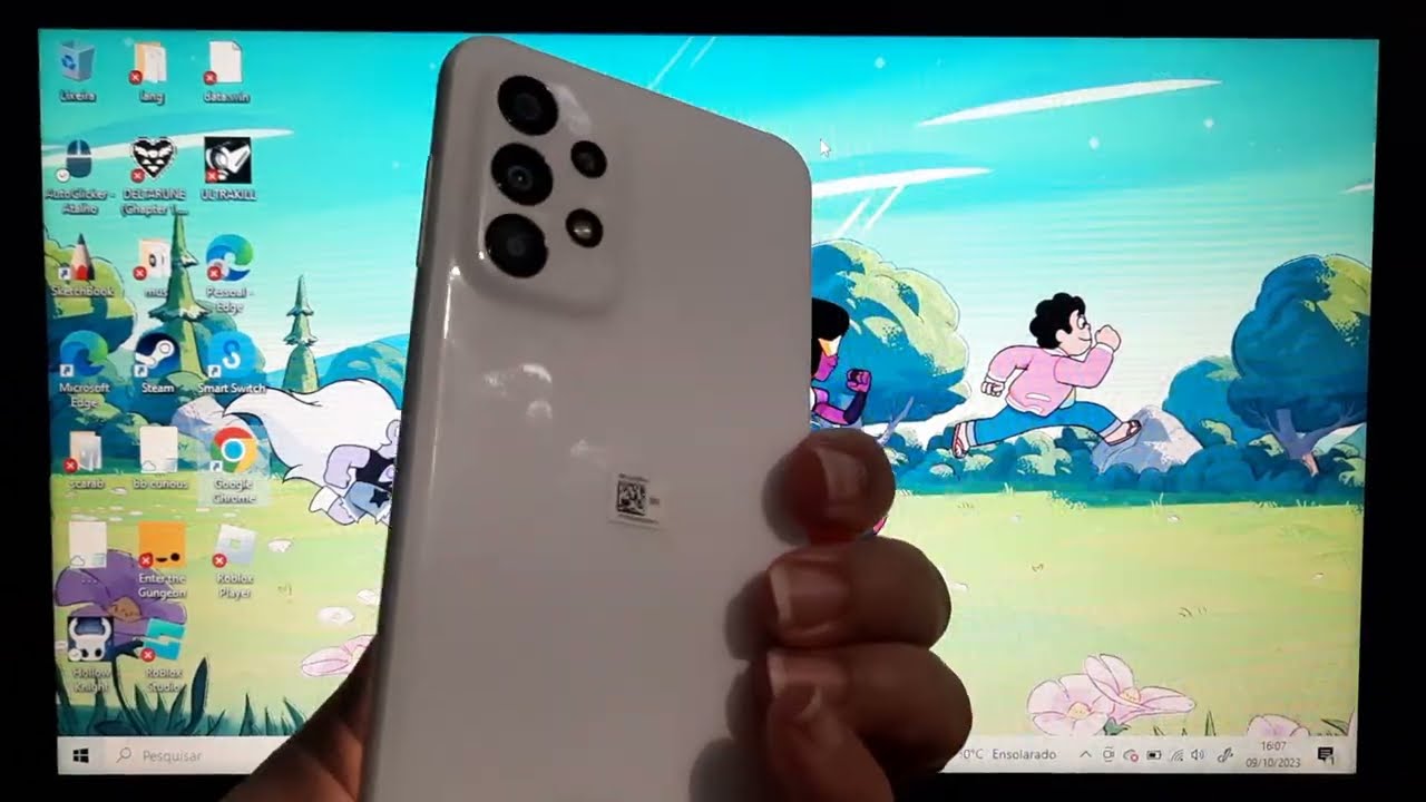 Desbloqueio google Galaxy A23 Android 13 binário. Quando não ativa  a depuração usb.