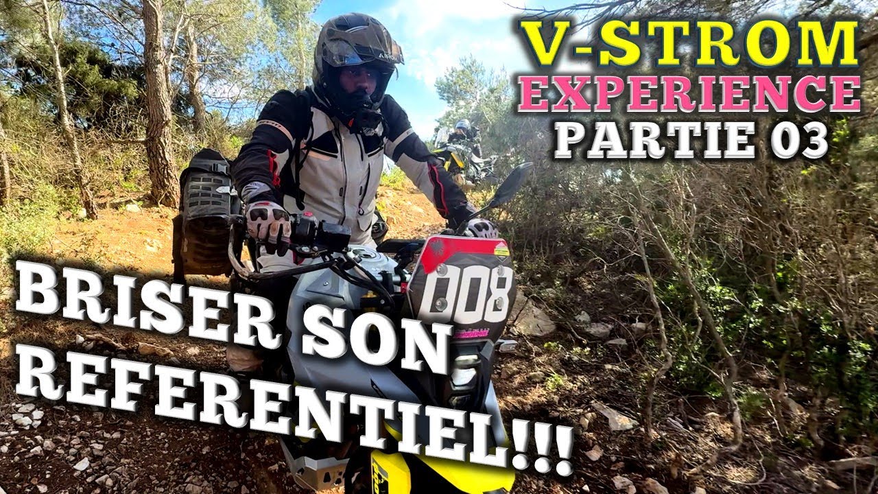 Mon V Strom Experience à la Tom Barrer Academy ! La nouvelle descente de l'enfer ! Partie 03