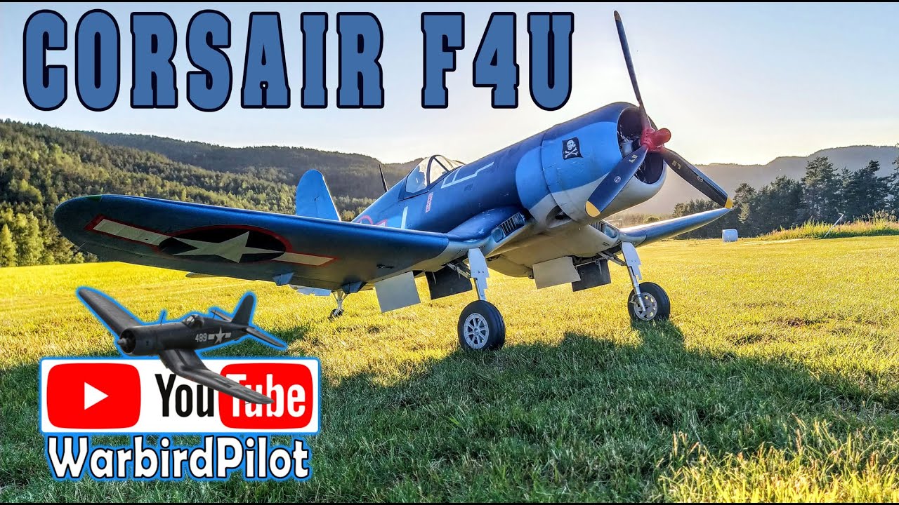 Carf Corsair with folding wings powered by Moki 250 radial engine
