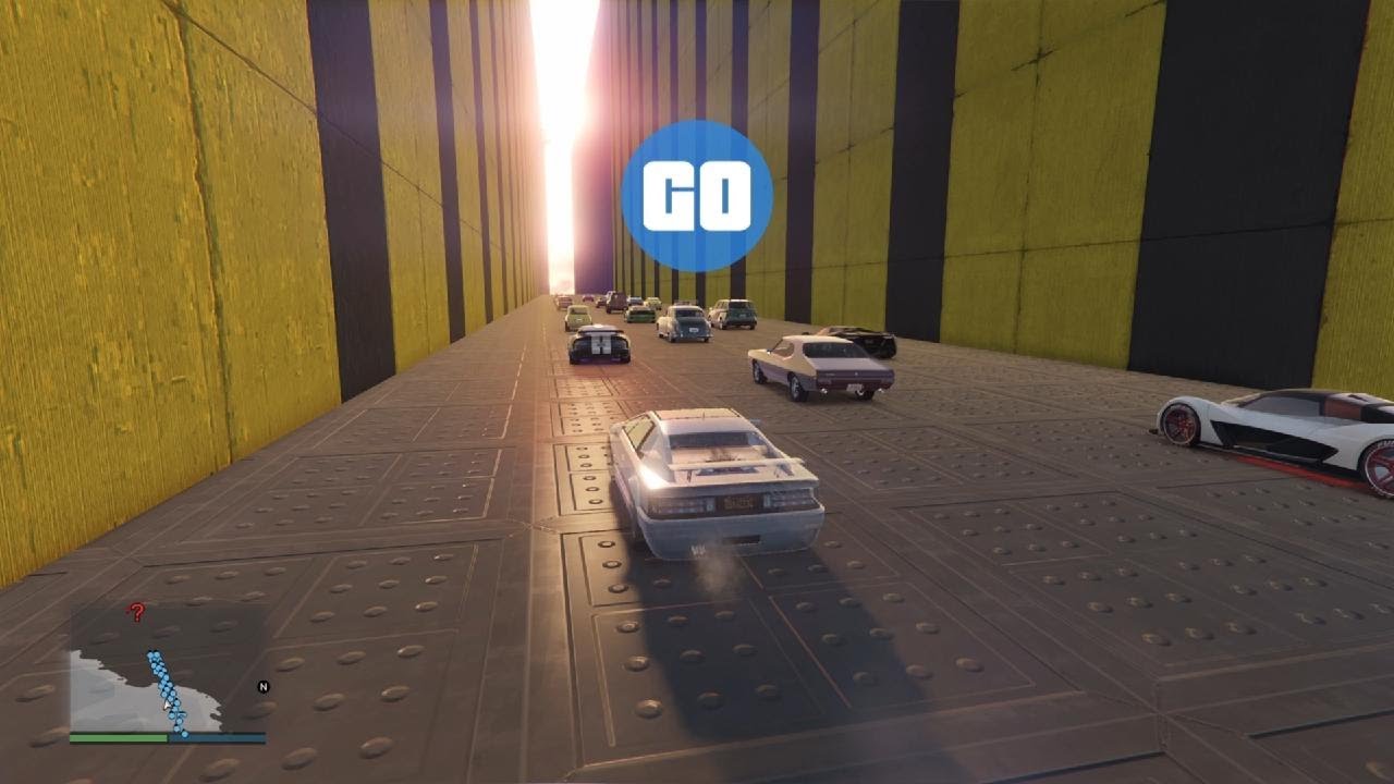 GTA Online/Ruining People's Races (Literally)