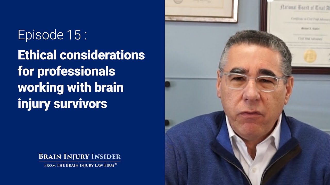 Ethical Considerations For Professionals Working With Brain Injury Survivors