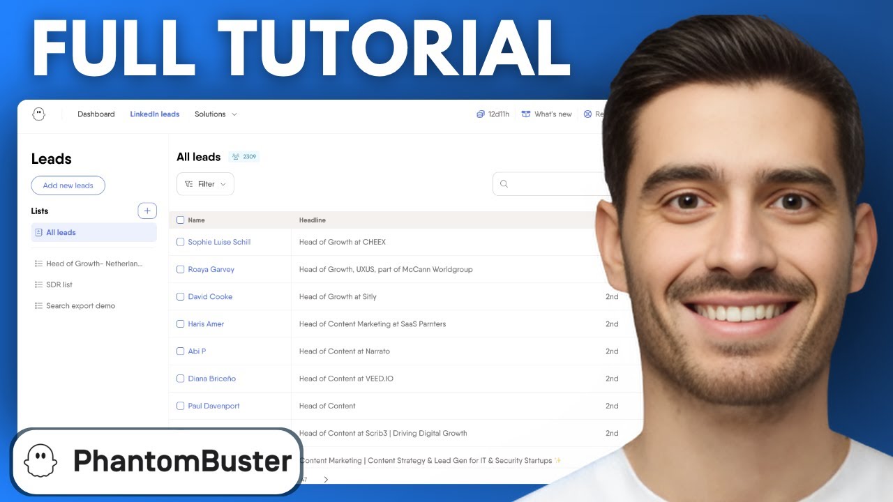 How To Use PhantomBuster (2026) | PhantomBuster LinkedIn Tutorial