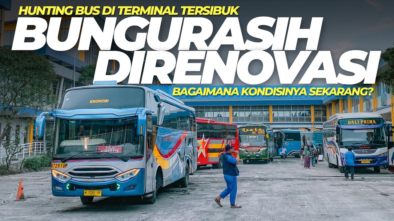 SEMRAWUT PARAH, PENUMPANG SAMPAI REBUTAN NAIK BUS! Begini Kepadatan Terminal Bungurasih Sabtu Sore