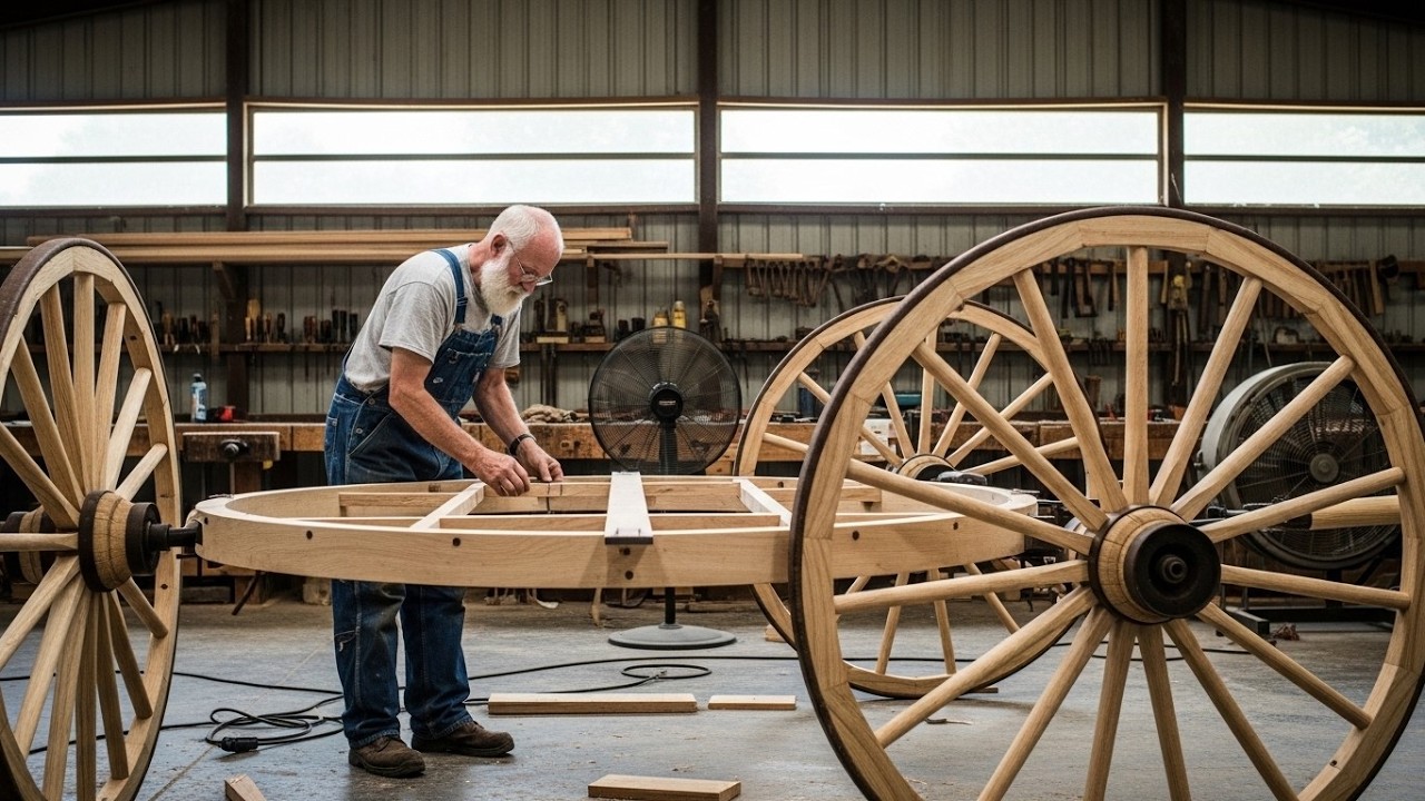 Look at This Old Carpenter in Detail: His Work is One Of A Kind!
