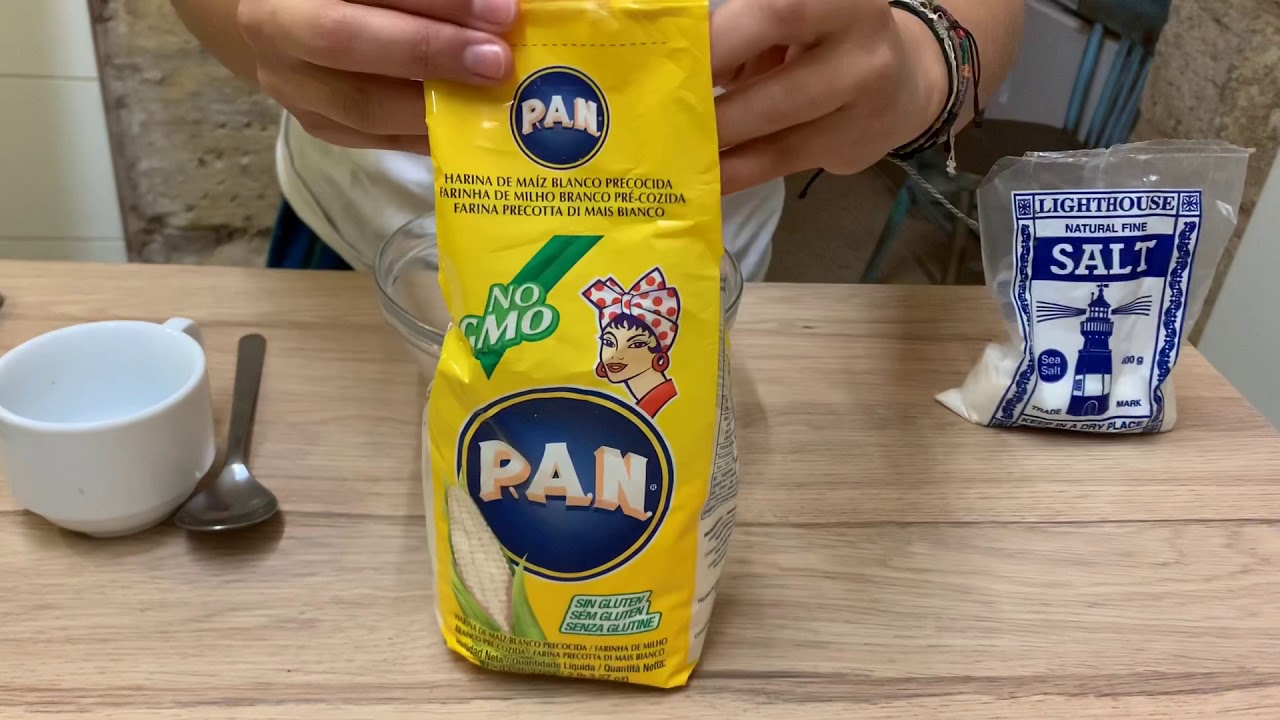 COMO HACER UNA AREPA COLOMBIANA 🇨🇴