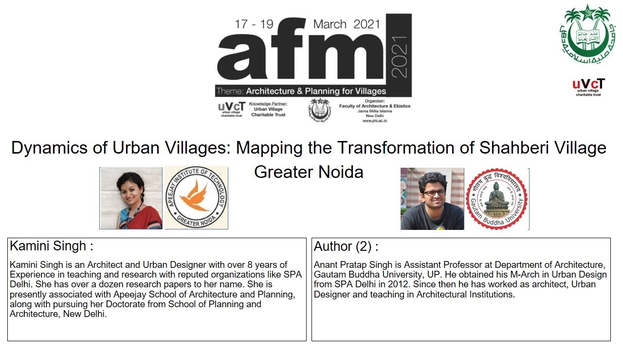Dynamics of Urban Villages: Mapping the Transformation of Shahberi Village Greater Noida