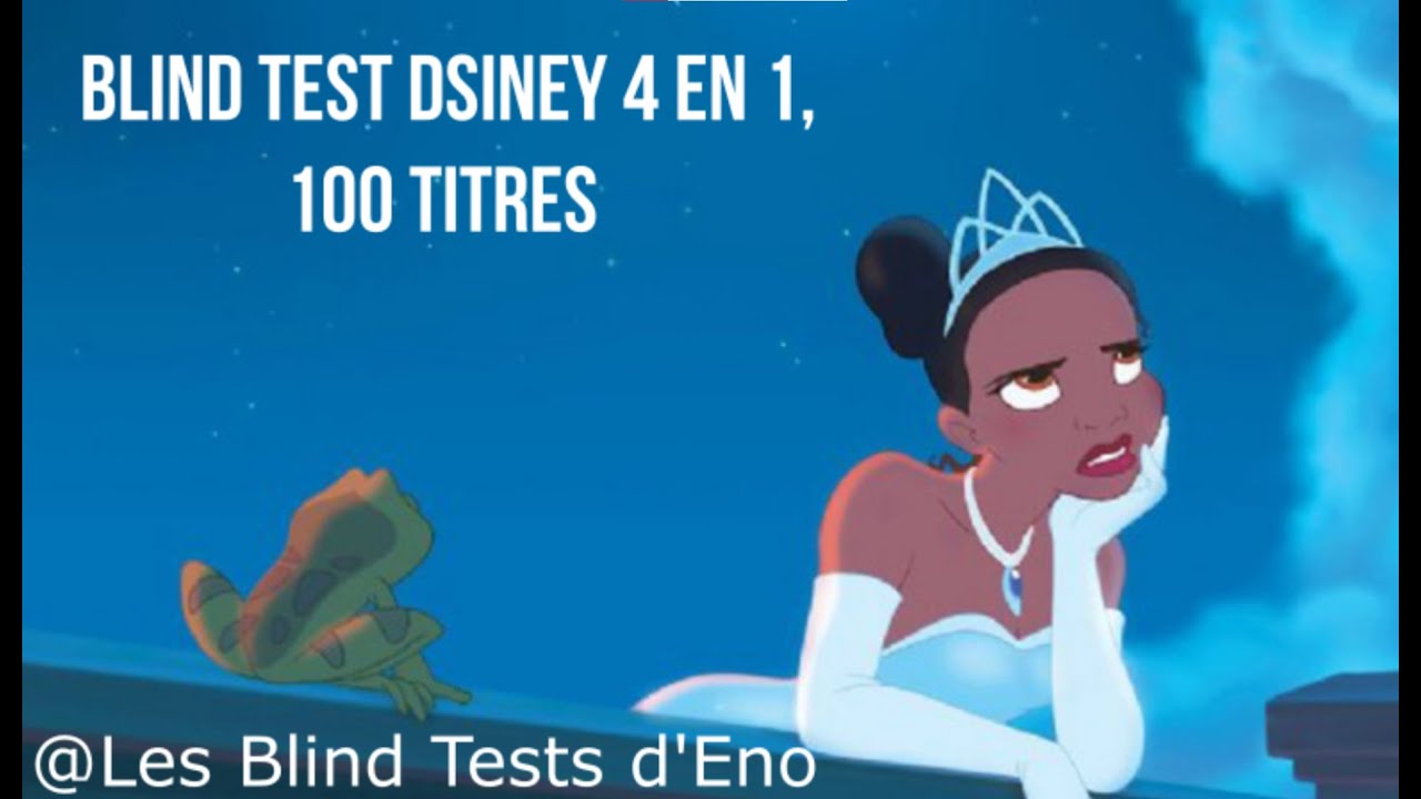 Blind Test Disney 4 en 1, 100 titres