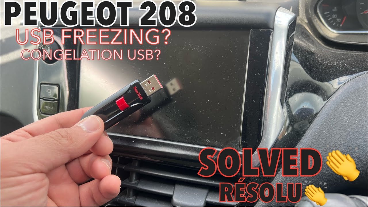 PEUGEOT 208 - How To Fix Touchscreen/USB Freeze | Comment réparer le gel de l'écran tactile/USB
