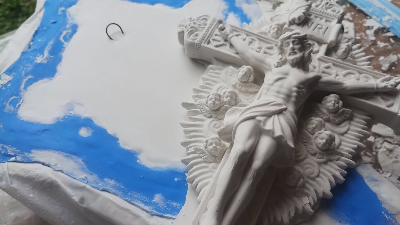 Molde de Silicone para Arte Sacra: Crucifixo do Bonfim | Tutorial Profissional 