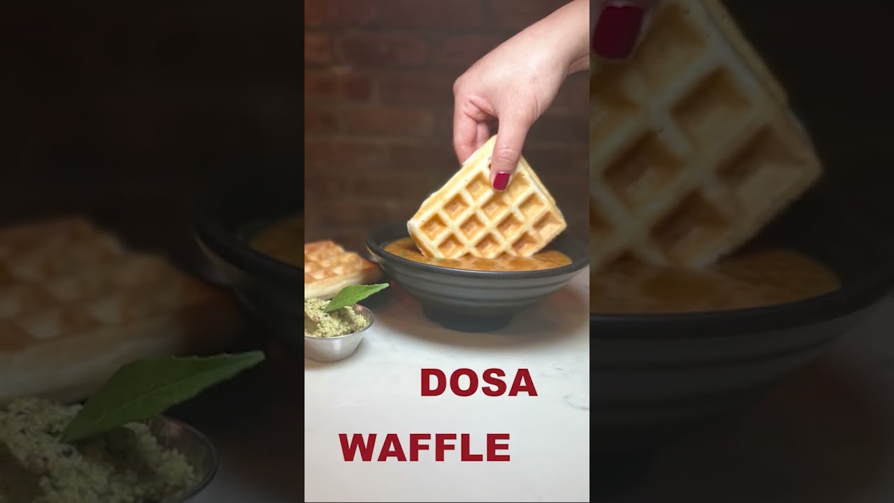 Introducing the one and only Dosa Waffle!