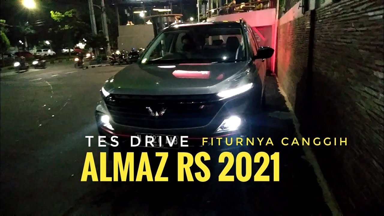 test drive Almaz RS 2021 fiturnya canggih
