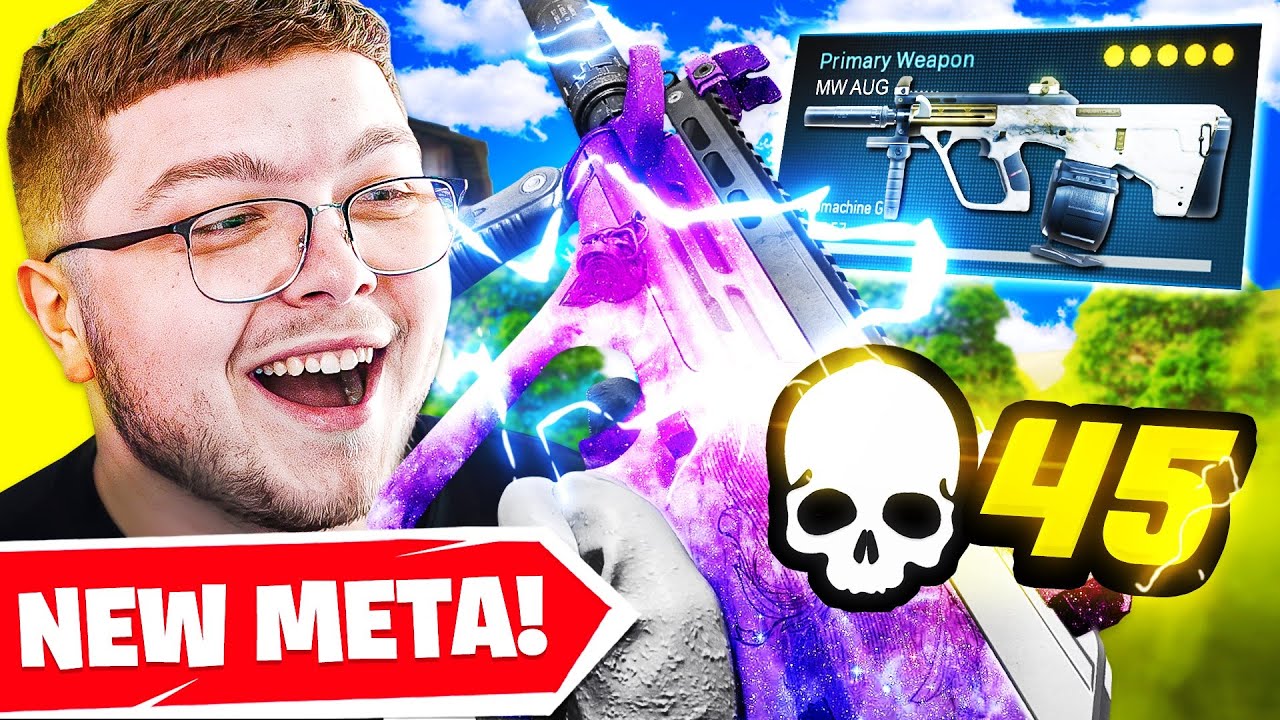 I killed 45 Players with the NEW META MW AUG Class 😍