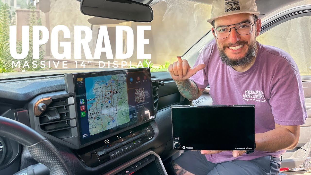Game-Changing 14” Screen Upgrade! 2024 Toyota Tundra Dasaita Vivid Head Unit Install