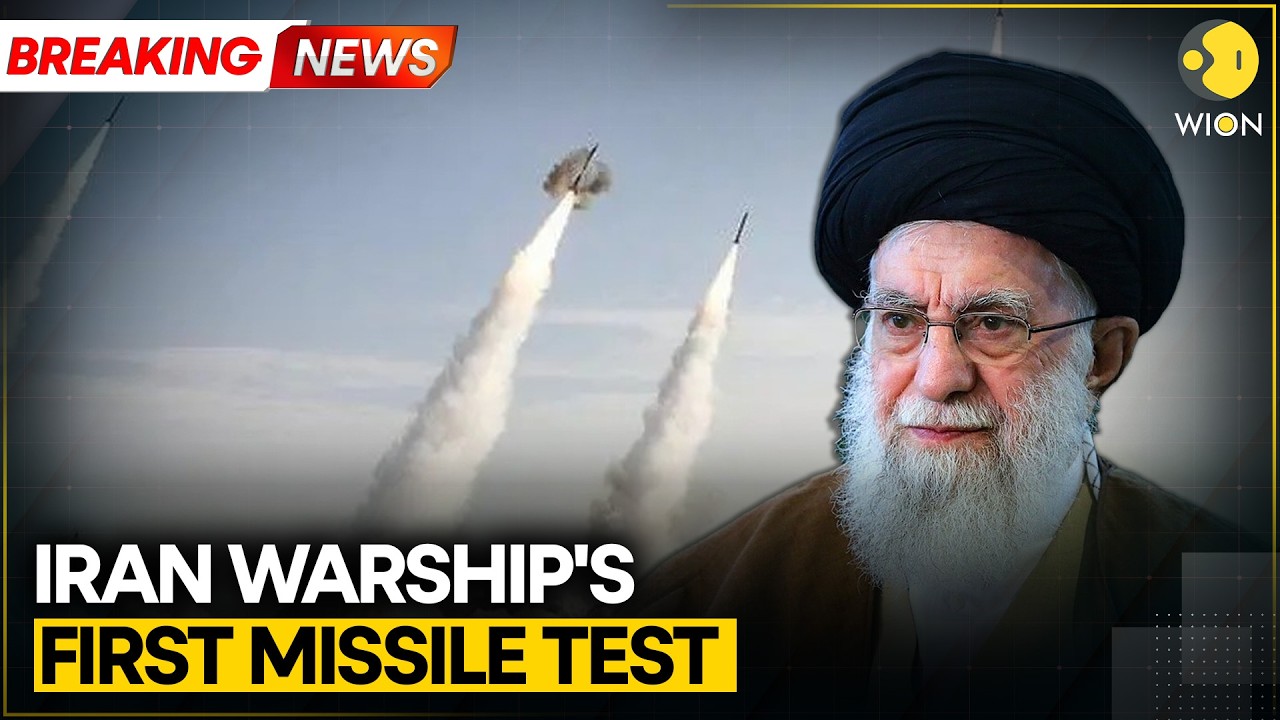 Iran Tests Missile From Shahid Sayyad Shirazi Warship | WION BREAKING