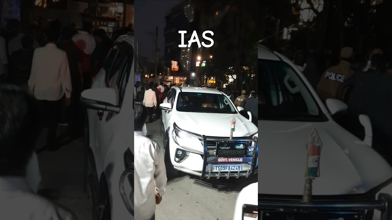 IAS Officer GHMC Commissioner protocol vehicle #upsc #ias #motivation #success #shorts