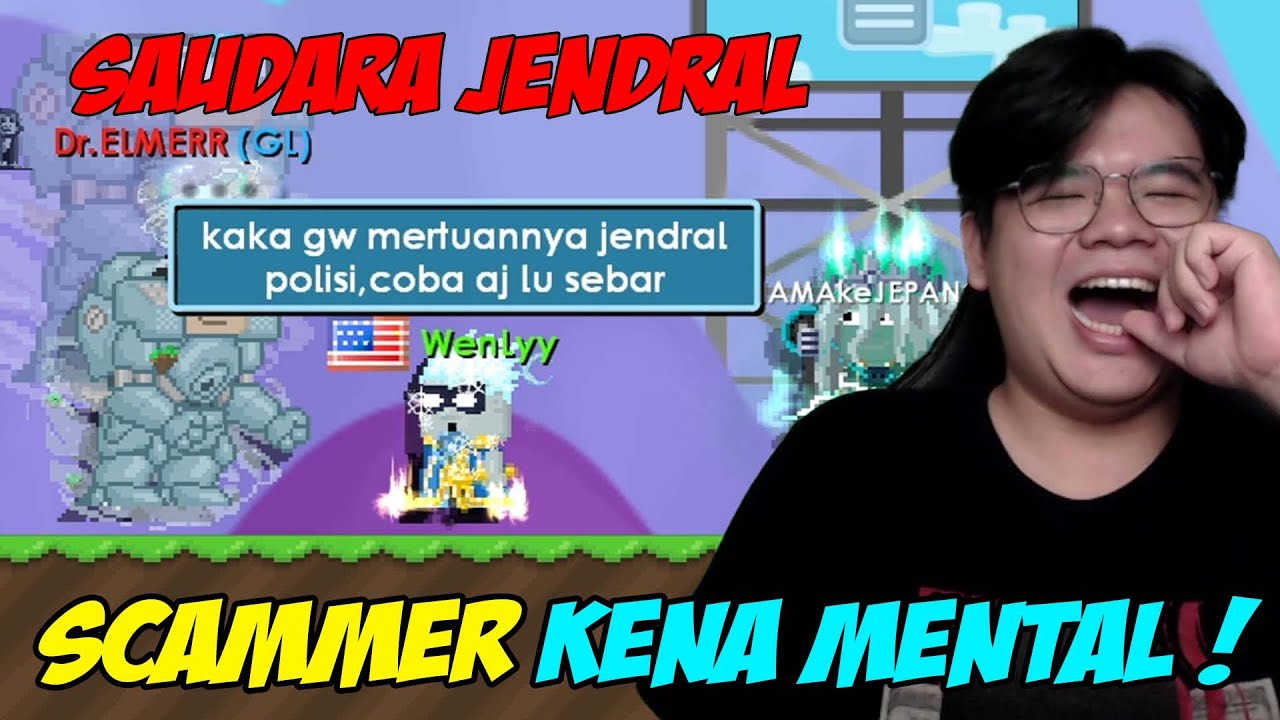 3 KATA LUCU SCAMMER : TUNGGU AKU CN  - Growtopia Indonesia