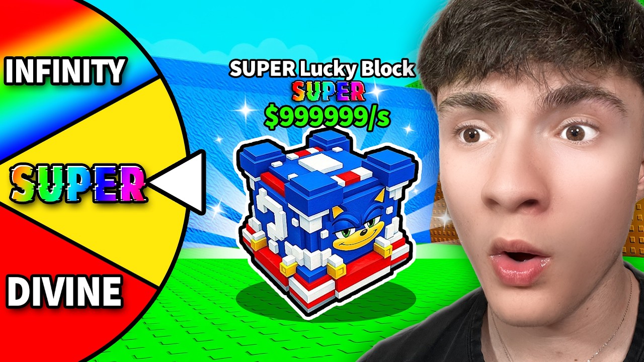 La RUOTA dei LUCKY BLOCK OWNER DECIDE i MIEI BRAINROT su TSUNAMI BRAINROT...