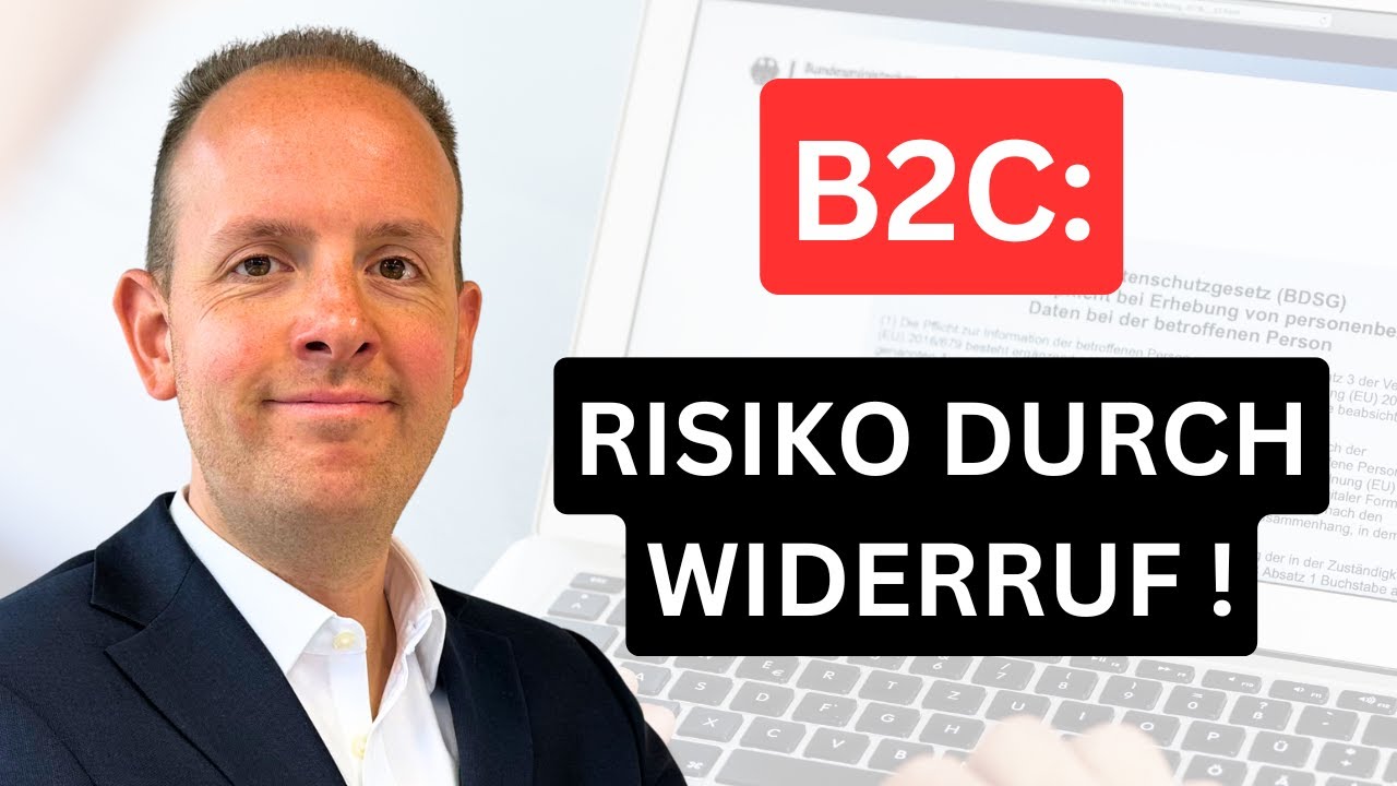 B2C: Dienstleistung erbracht - Geld trotzdem weg? Gefahr durch Widerruf!