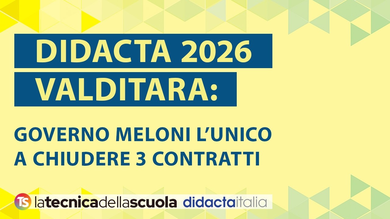Didacta 2026 al via, Valditara ai docenti: nessuno vi ha mai trattato bene come noi